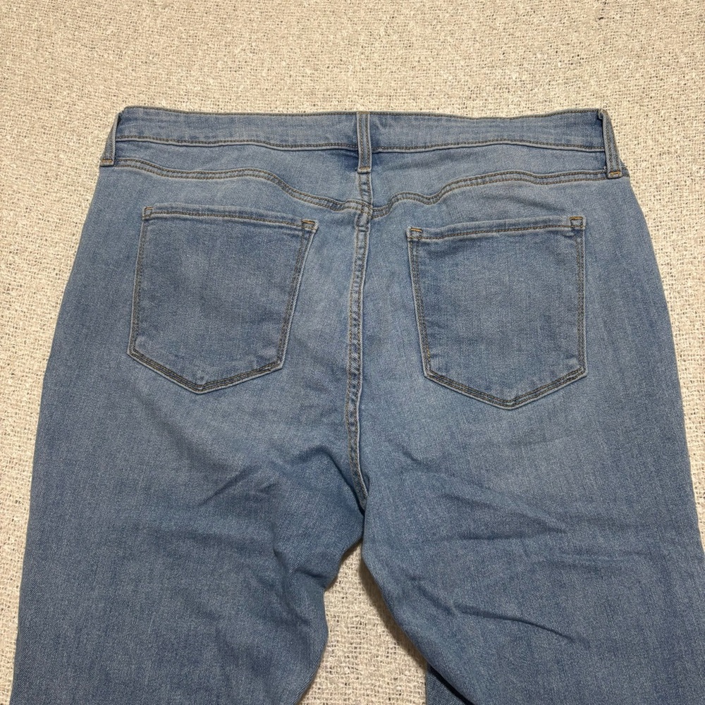 old navy high rise super skinny light blue jeans size 16 - Picture 3 of 9